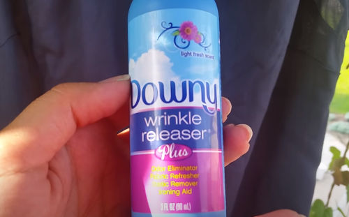 commercial wrinkle release spray