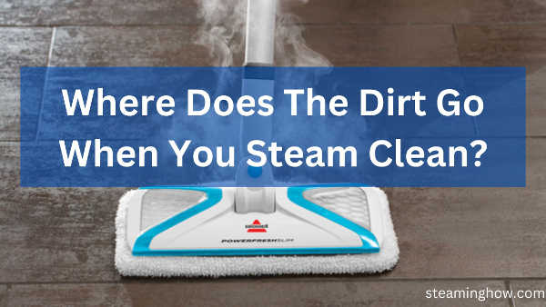where does the dirt go when you steam clean
