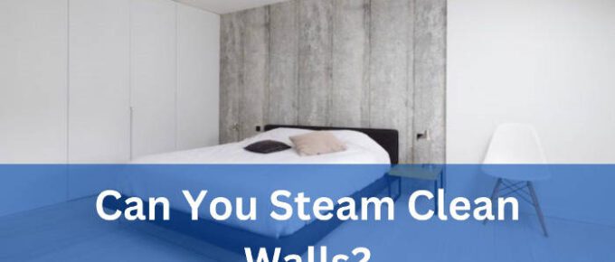 can you steam clean walls