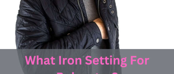 what iron setting for polyester