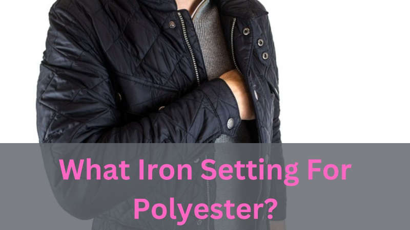 what iron setting for polyester